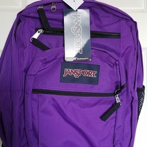 Purple Big Student Jansport Backpack